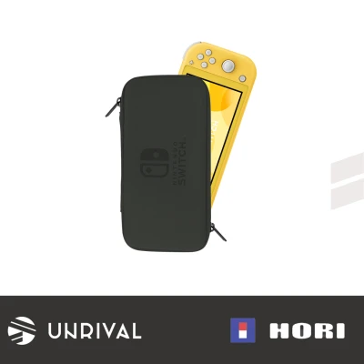Hori Nintendo Switch NS2-047 Slim Hard Pouch For Switch Lite Black - Unrival