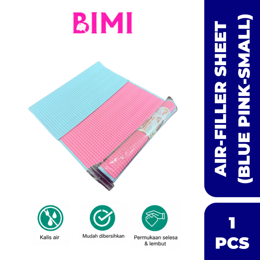 【READY STOCK】BIMI Baby Air-Filler Rubber Sheet/ Alas Getah Tukar Lampin (Small-45cmx 60cm/Big-60cmx90cm)