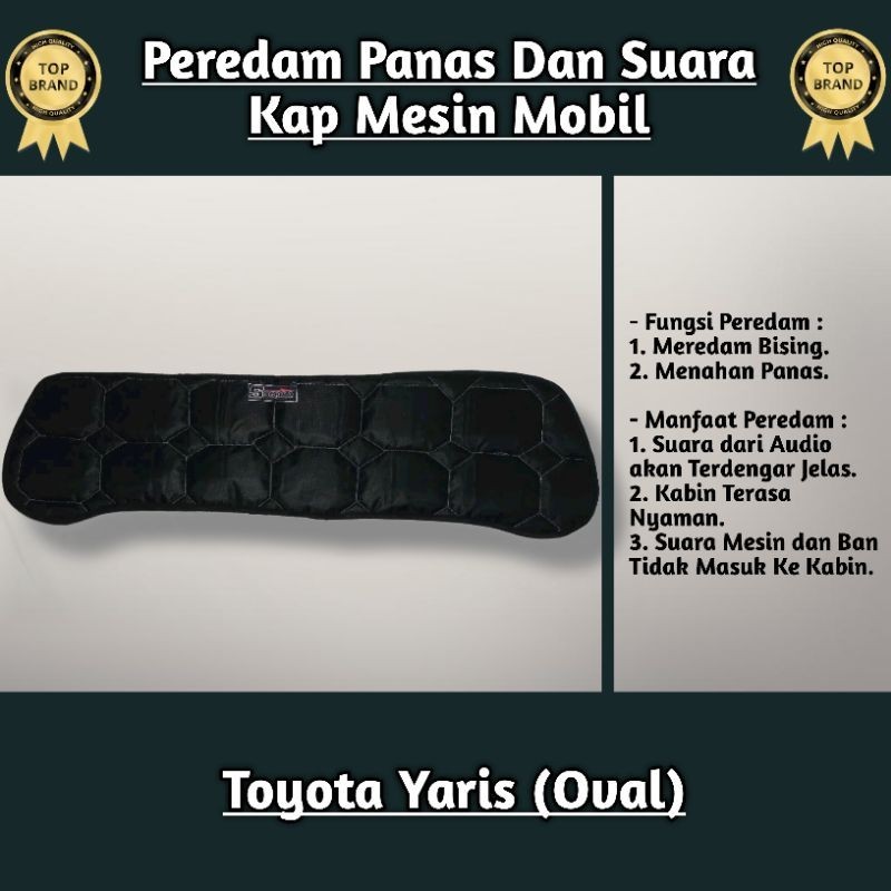 (Sigma) Peredam Panas Dan Suara Kap Mesin Mobil Toyota Yaris Tahun 1999 2000 2001 2002 2003 2004 2005 Harga 350,000 rupiah*Gratis Ongkir