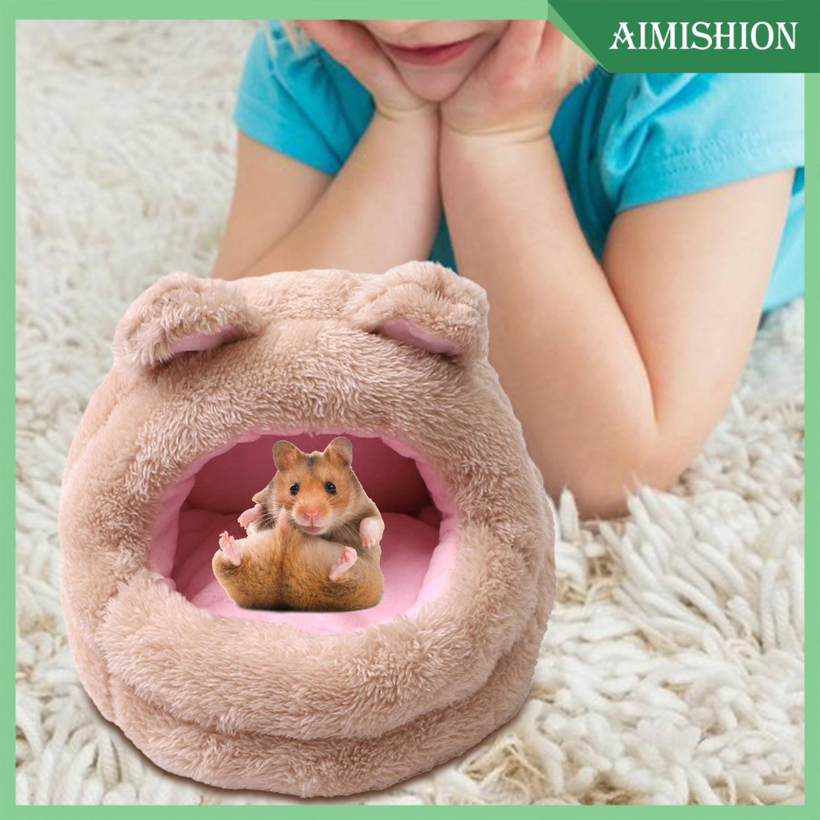 Aimishion Hamster Warm Nest Cute Lovely Winter Cozy Hamster Sleeping Nest
