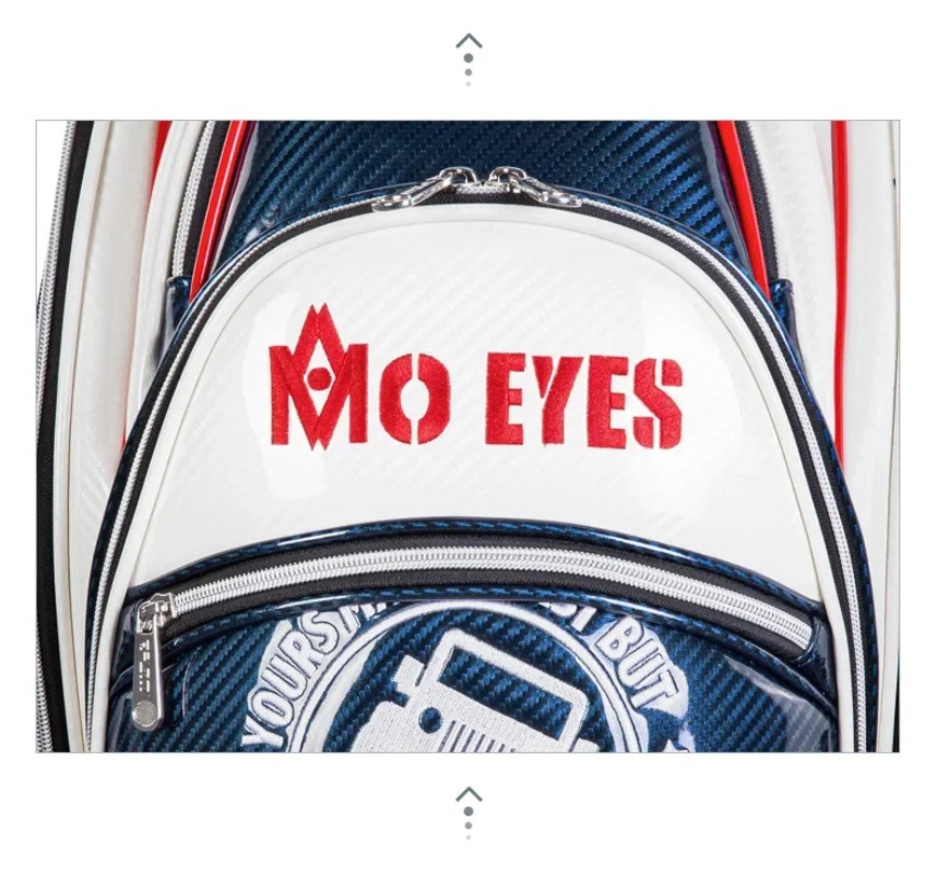 PGM MOO EYES Luxury Men's Golf Bag Standard Backpack Can 13pcs Clubs Waterproof Crystal Leather 3D Embroidered QB112 · v18