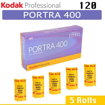 Kodak Professional PORTRA 400 120 120mm Color Negative Roll Film - 5 Roll in a Box