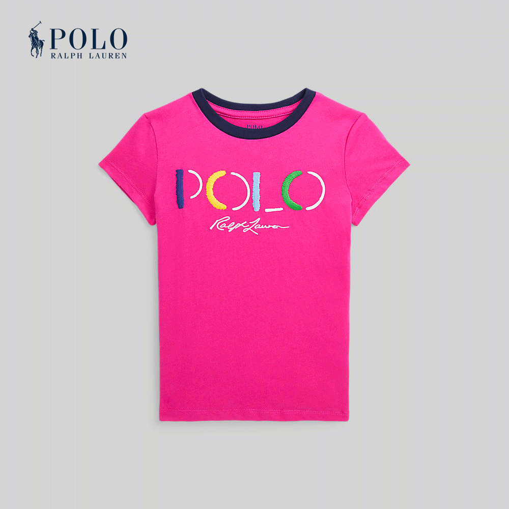 Polo Ralph Lauren Kids Girls Tee-Logo Cotton Jersey Tee CWPOTSHR8020368 650 Pink ราคา  4,100 บาท*ส่งฟรี