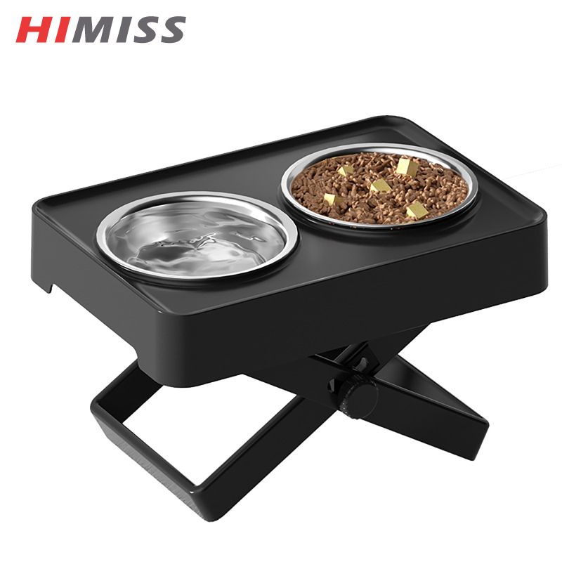 HIMISS Stainless Steel Dog Bowls With Raised Dog Bowl Cervical Spine Protection Stand For Feeding Large Sized Dog ราคา 949 บาท*ส่งฟรี