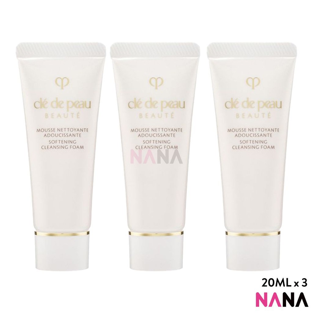 Cle De PEAU Softening Cleansing Foam 20ml x3 ราคา 1,090 บาท*ส่งฟรี