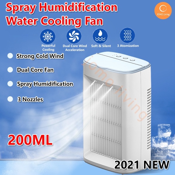 【2021 NEW】Air Cooler Water Cooling Spray Humidification Fog USB Fan Mini Portable Air Con Humidifier Singapore