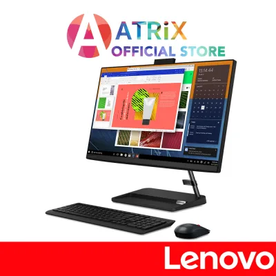 【Free MS Office】Express Delivery | Lenovo IdeaCentre AIO 3 24ITL6 | F0G0003WST | 23.8inch FHD (1920x1080) 250nits | Intel Core i5-1135G7 | 16GB DDR4-3200 | 256GB SSD+1TB HDD | Wifi 6 | 3Y Lenovo Onsite Warranty