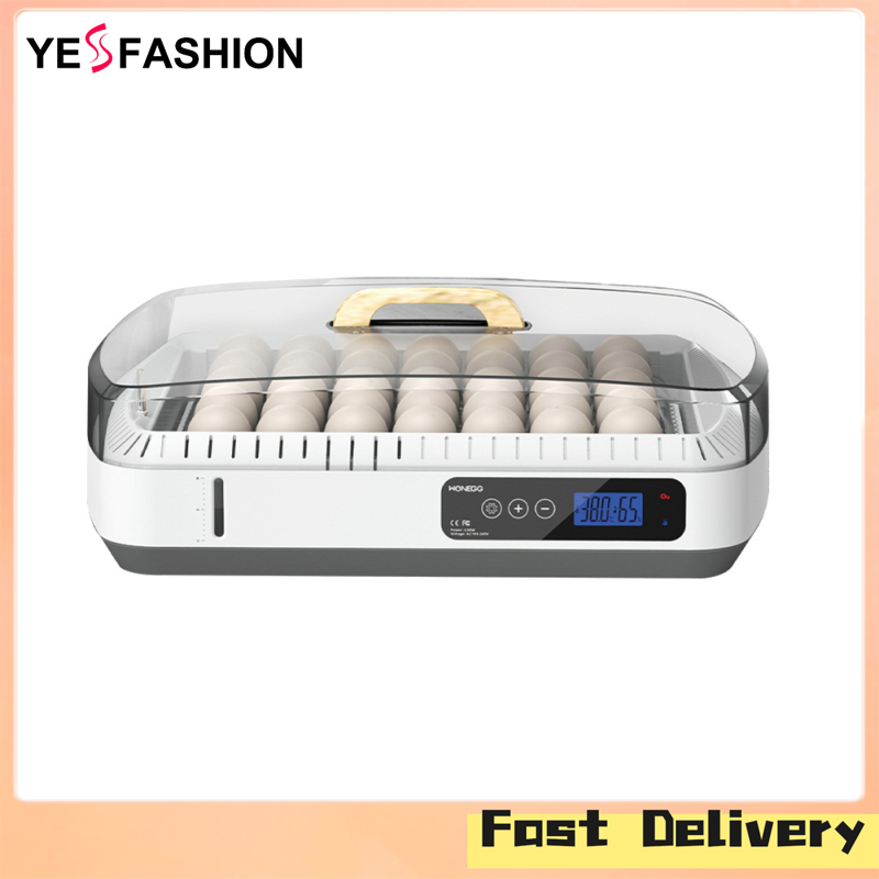 Yesfashion Store IN stock Egg Incubator With Automatic Turner 35 Egg Incubator Temperature Control Transparent Visual Poultry Incubator For Hatching Chicken Quail Duck Parrot ราคา 2,416 บาท*ส่งฟรี