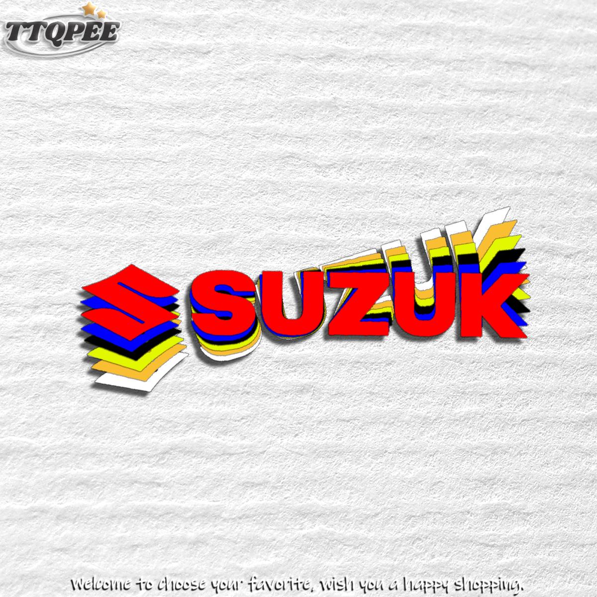 Xe máy Suzuki Sticker Suzuki Xe máy điện Laser phản ánh khối trầy xước GSX đầu máy nhãn dán chống thấm nước