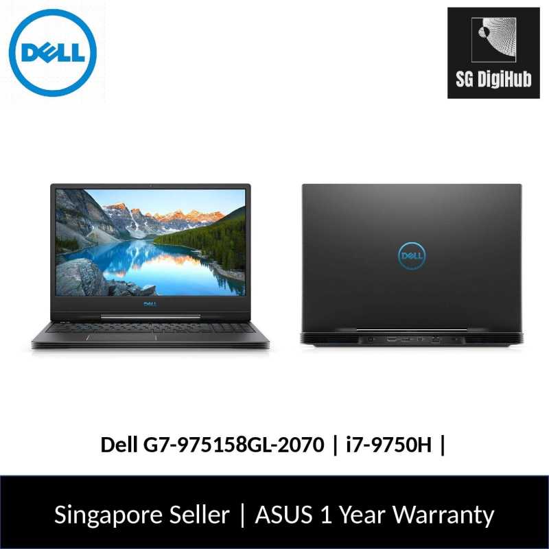 Dell G7-975158GL-2070 | i7-9750H | 16GB RAM | 512GB SSD | NVIDIA RTX2070 | 1Y Warranty