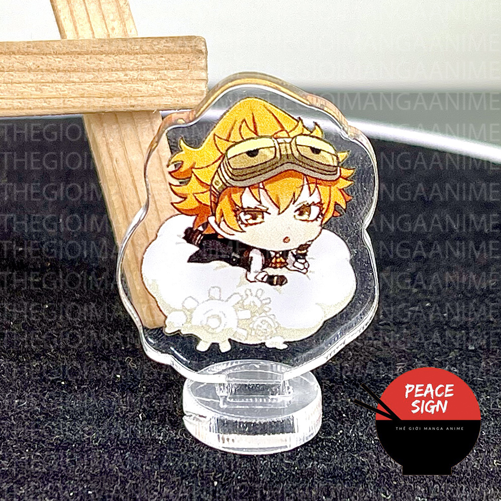 (3CM) Mô hình standee IRUMA GIÁ ĐÁO ver STEAMPUNK mica chibi arcylic anime Mairimashita! Iruma-kun trưng bày