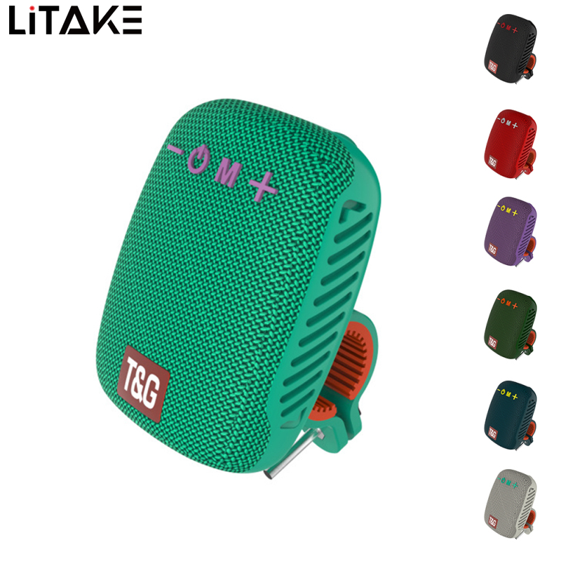 Portable Speaker Outdoor Bike Speaker IPX5 Waterproof Speaker FM Radio TF Card USB Driver Audio Player For Casual Cycling