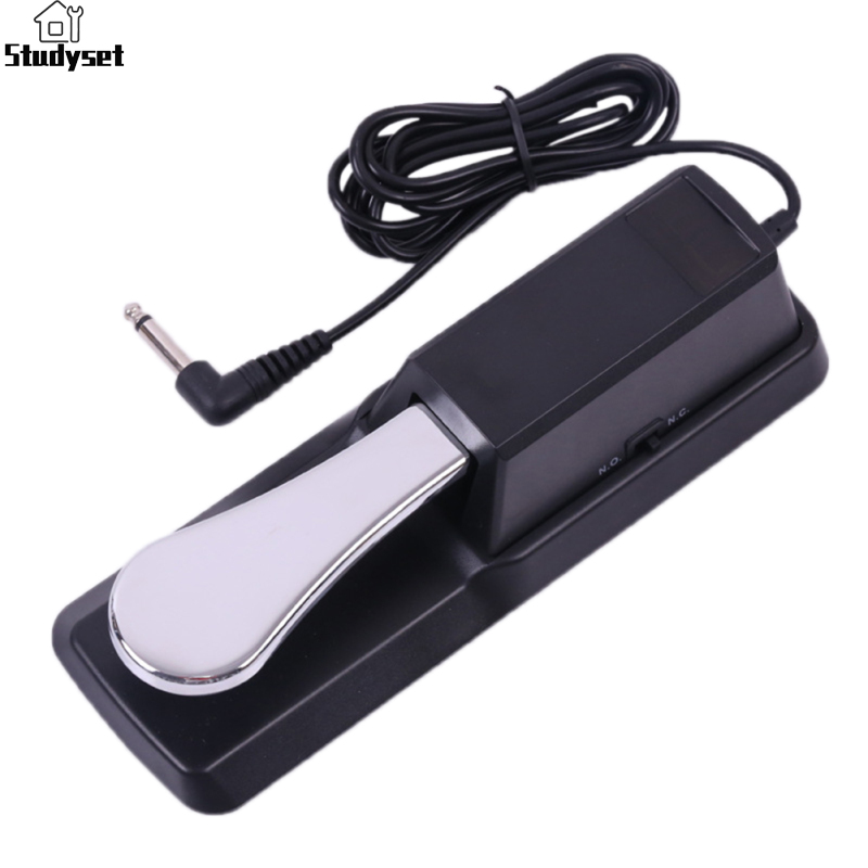 Studyset IN stock Universal Sustain Pedal Foot Pedal with Piano Style Action for Electronic Keyboards Digital Piano
