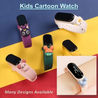 (2021 New Arrival) Kids Watch Cute Cartoon LED Digital Wrist Watch | Sports Waterproof | Children Gift | Birthday Party Gifts | School Goodie