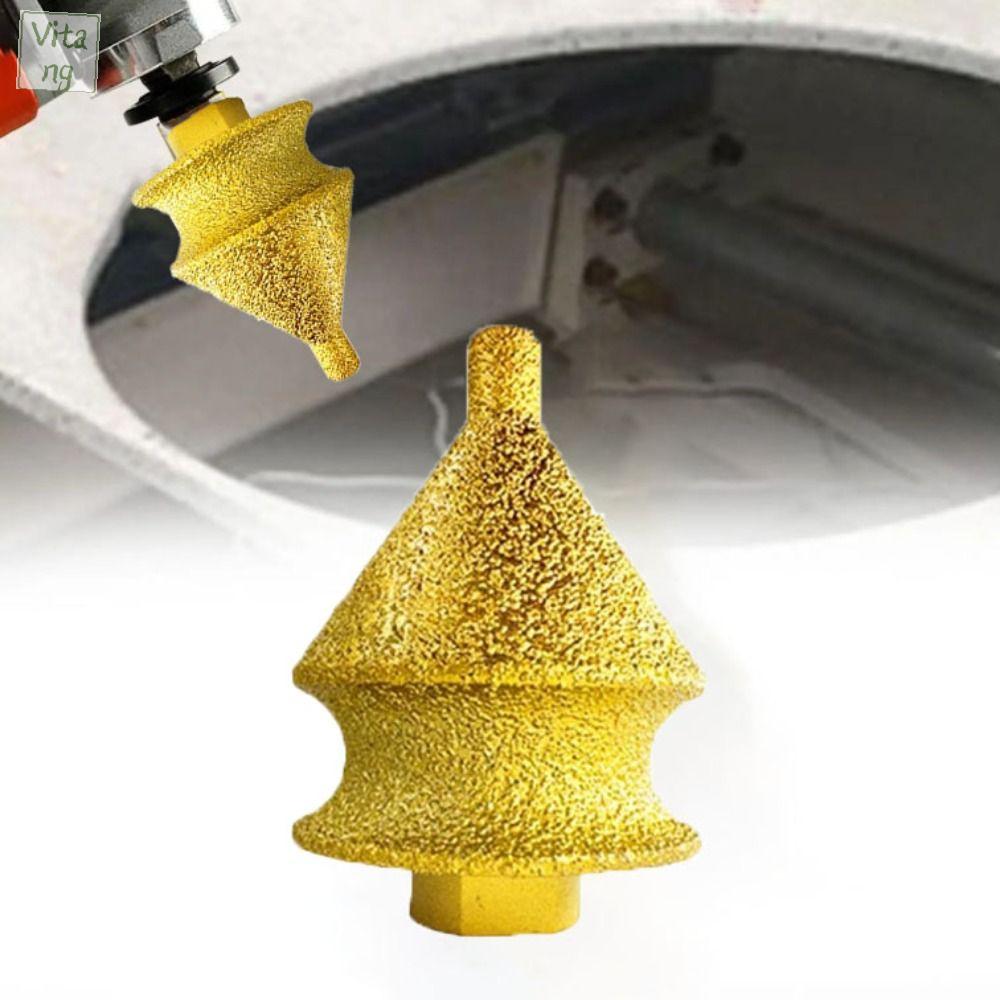 VITANG Hình tròn Mũi khoan Chamfer Adamas Kích thước M10 Chống mài mòn Dụng cụ mở lỗ mở rộng Đầu khoan chìm Thiết kế mới Dụng cụ mài cạnh Cắt đá granite