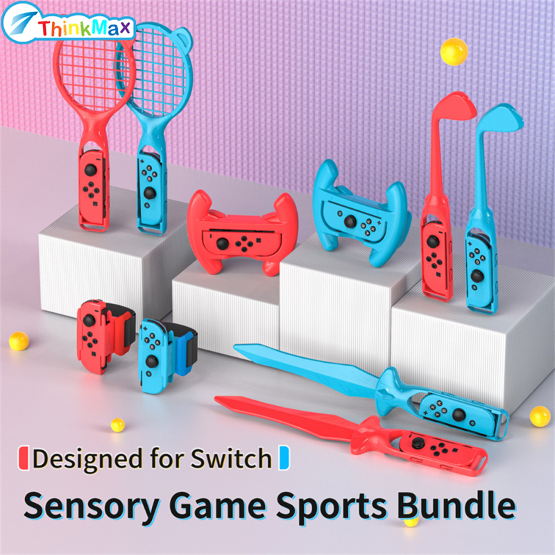 18 In 1 Sports Accessories Compatible For Switch Lightweight Ergonomic Family Sports Games Pack Accessories Kit ราคา 696 บาท*ส่งฟรี