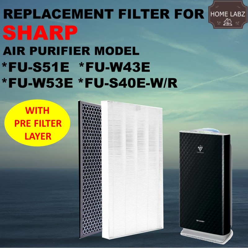 Sharp FU-S40E FU-S51E FU-W43E FU-W53E FZ-S51SEF Compatible Filter Singapore