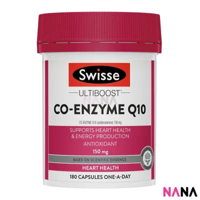 Swisse Co-Enzyme Q10 150mg 180 Capsules