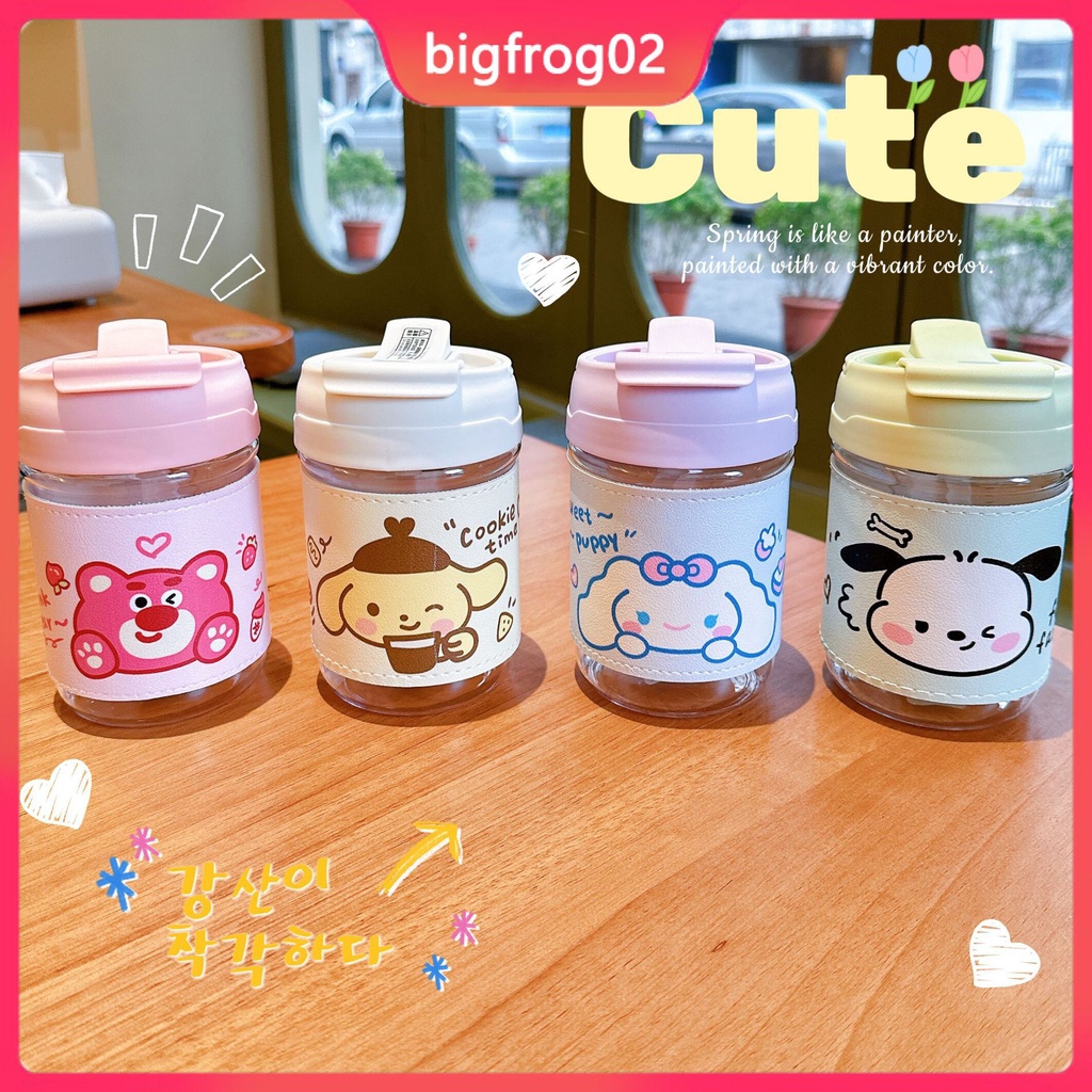 Cute puppy plastic cup hot-selling cup ราคา 6 บาท*ส่งฟรี