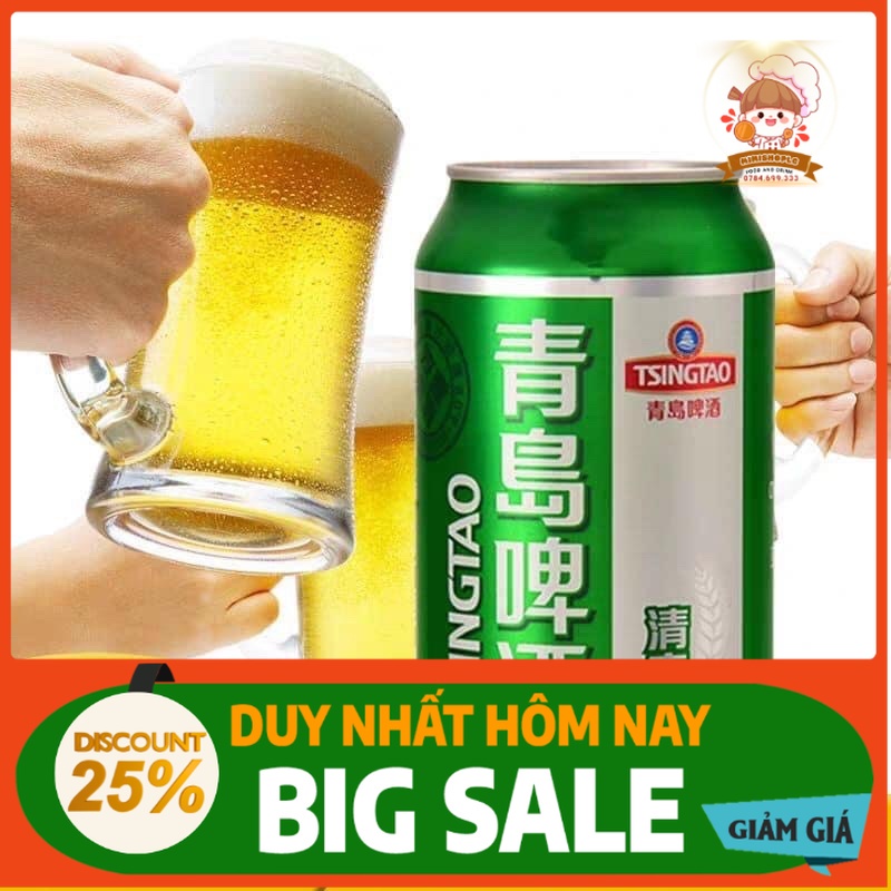 1 Thùng Bia Tsingtao Bia thanh đảo lon 330ml