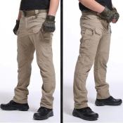 Ix7 Tactical Cargo Pants - Waterproof, Slim Fit, Multi-Pocket