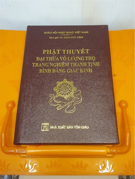 Kinh Phật Thuyết Đại Thừa Vô Lượng Thọ Phật bìa da