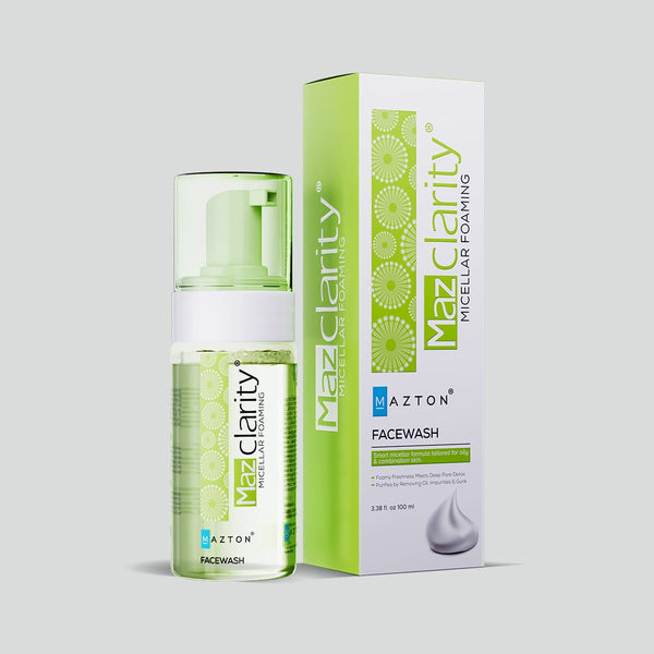 Mazclarity Micellar Foaming Facewash | Facial Cleansing Care | 100ml