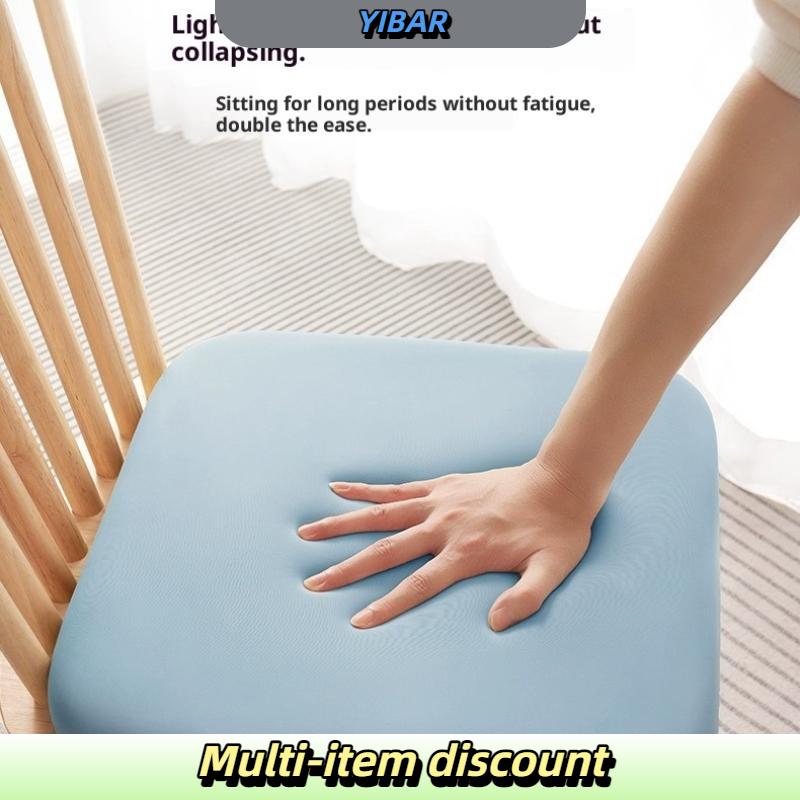 YIBAR เบาะรองเก้าอี้ผ้าไหมน้ำแข็งแผ่นรองก้นนักเรียนสะท้อนกลับระบายอากาศได้ช้าระบายอากาศดี ราคา 153 บาท*ส่งฟรี