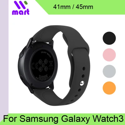 20mm/22mm Silicone Sport Band Watch Strap for Samsung Galaxy Watch3 41mm / 45mm