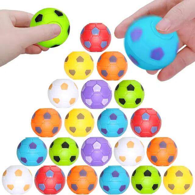 12PCS Đồ Chơi Quay Tay Bóng Đá Cho Trẻ Em, Bóng Giảm Stress, Đồ Chơi Bàn, Quà Tặng Tiệc, Đồ Đổ Túi Quà, Quà Tặng Cho Trẻ Em Và Người Lớn 74a