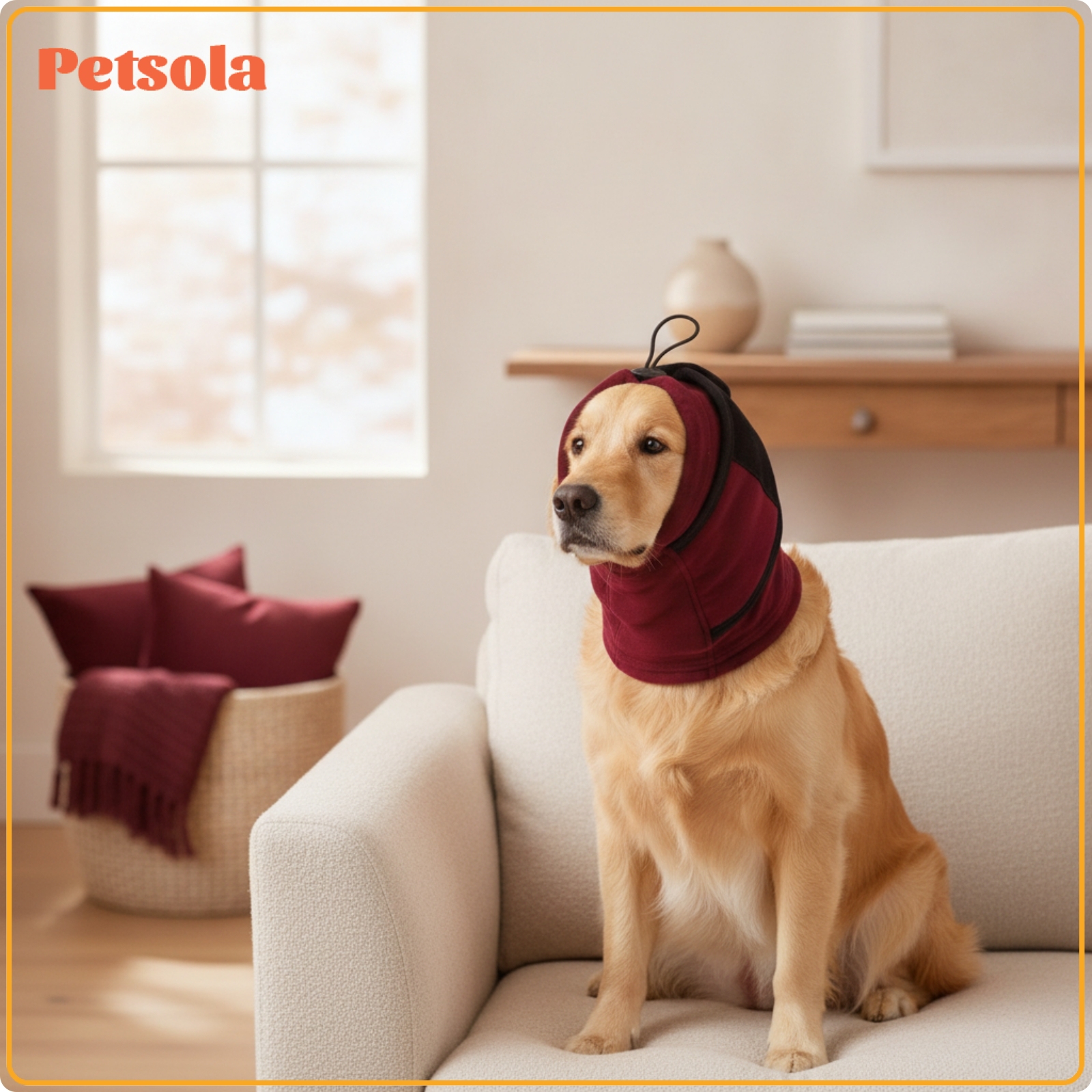 petsola Snug Dog Calming Ear Wrap Stretchy Dog Ear Wrap Gentle Compression Pet Soft for Walks ราคา 8,857 บาท*ส่งฟรี