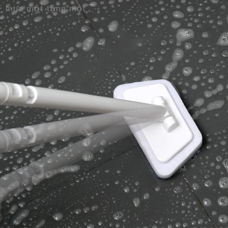 KELONGLAI1 1PC hộ gia đình sàn bồn tắm có thể tháo rời miếng bọt biển Scrubber đầu phụ kiện phòng tắm đa chức năng dài gốm làm sạch bàn chải