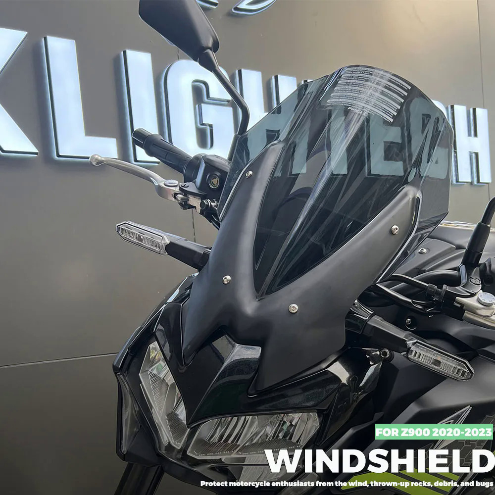 Mklightech cho kawasaki z900 z 900 z650 z 650 2020 2023 phụ kiện xe máy kính chắn gió thể thao kính chắn gió kính chắn gió