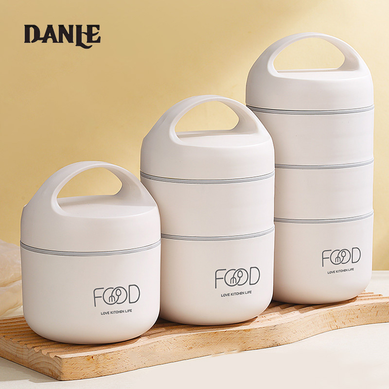 Stainless steel student portable packing lunch box insulated household office worker soup cup breakfast box to take ราคา 291 บาท*ส่งฟรี