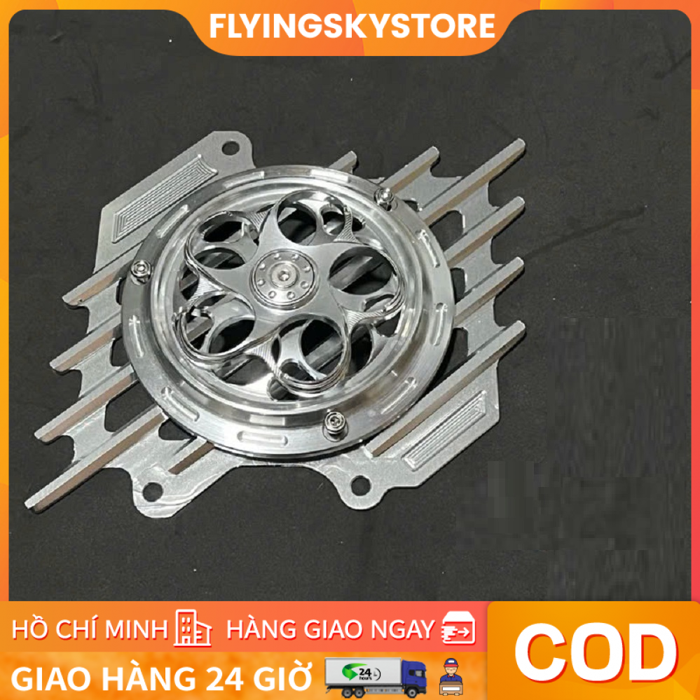 Water Tank Cover for Ab/Vairo/Click 125/150 (2 Valves) Cnc Aluminum + 3D Cnc Radiator Fan Giá 382,000 Đồng*Miễn phí vận chuyển