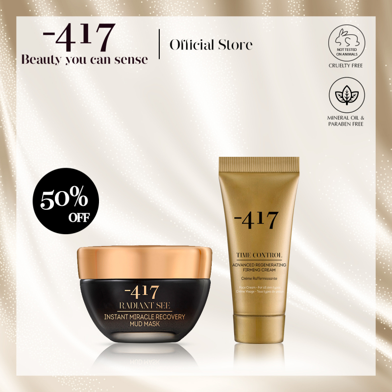 Buy Minus 417 Mud Mask Set - Instant Miracle Recovery Mud Mask 50ml with Advanced Regenerating Firming Cream 20ml (Anti-Ageing + Hydrating) Singapore