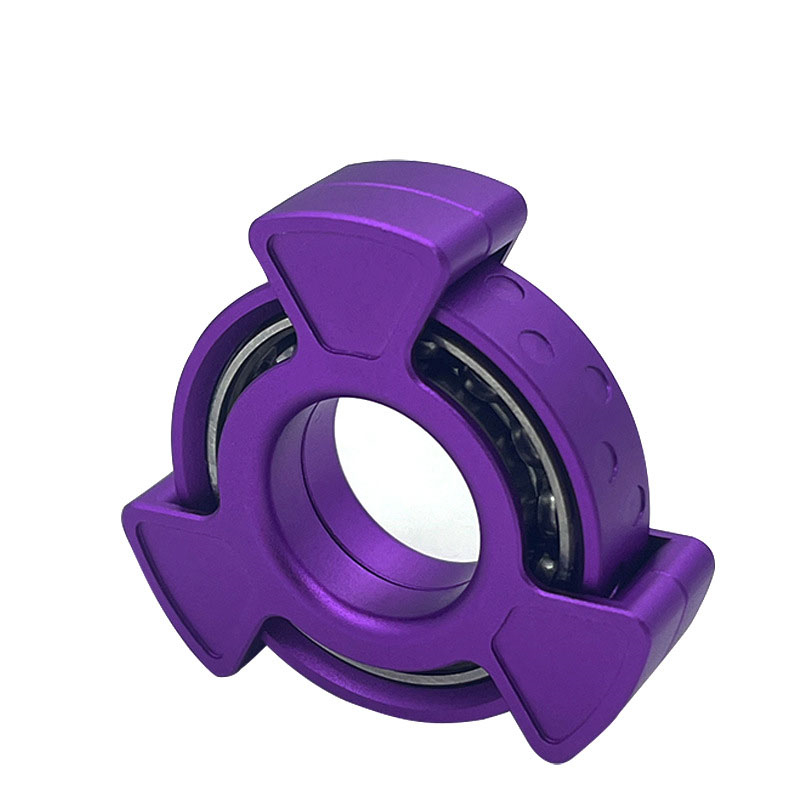 new Aluminum Alloy EDC Fidget Spinner Personalized Adult Metal Fidget Ring to Relieve Stress Relaxat
