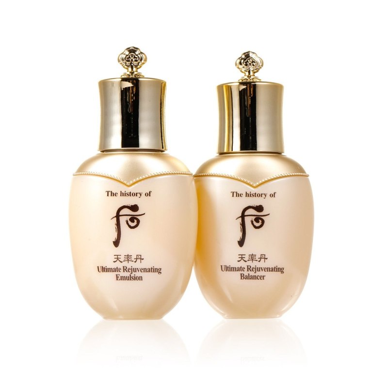 Buy 25ml THE HISTORY OF WHOO ULTIMATE REJUVENATING 2PCS SPECIAL GIFT SET OF BALANCER 25ML& EMULSION 25ML. An anti-aging and radiance face toner and emulsion Singapore