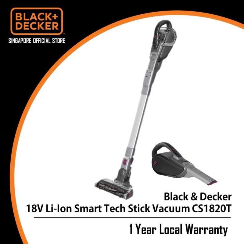 Black & Decker 18V Li-Ion Smart Tech Stick Vacuum CS1820T Singapore