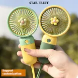 STAR FRUIT Quạt USB để bàn xách tay thời trang với ba điều chỉnh tốc độ cho du lịch và văn phòng