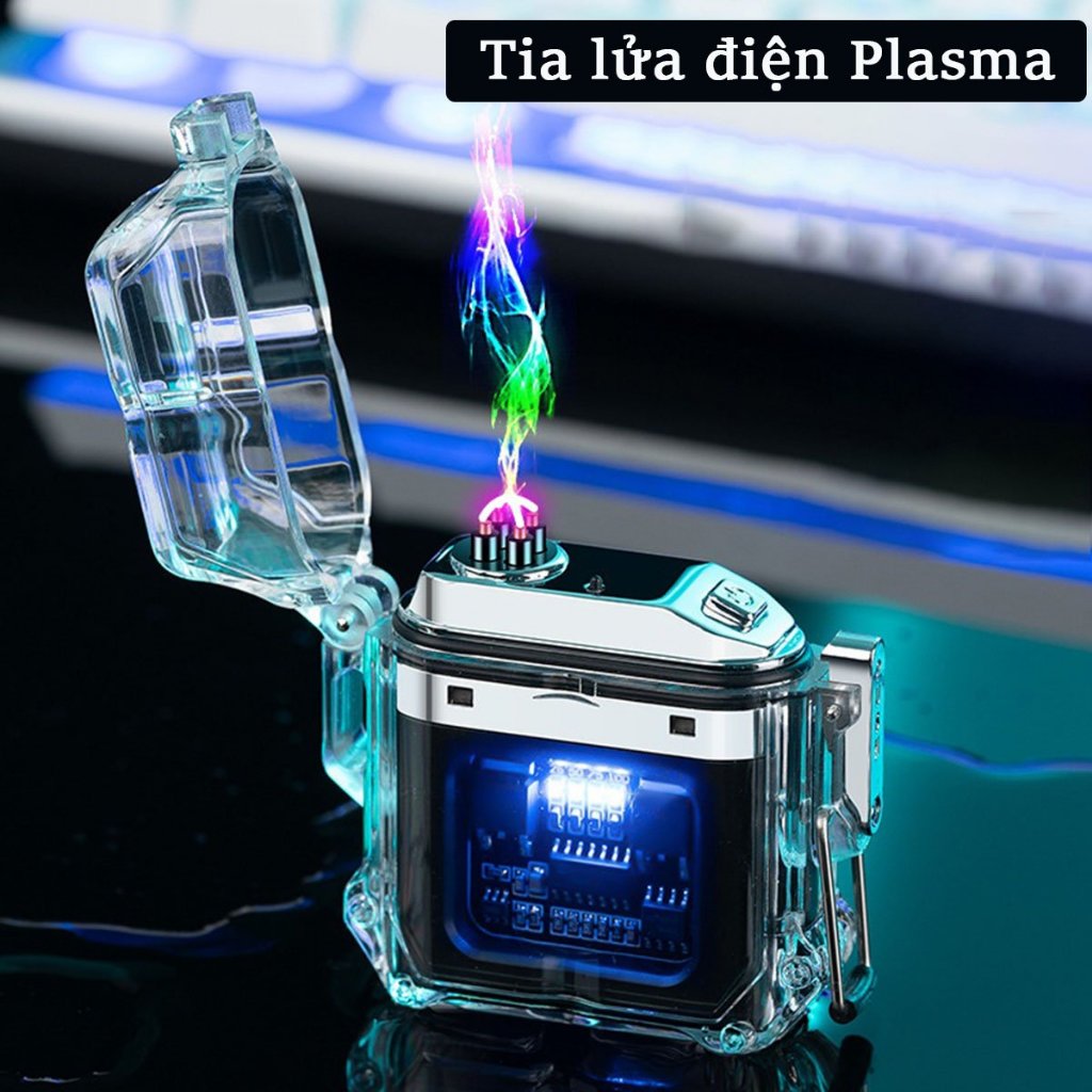 Đèn pin kiêm bật lửa Plasma Corisu tiện lợi pin lâu thích hợp đi cắm trại leo núi