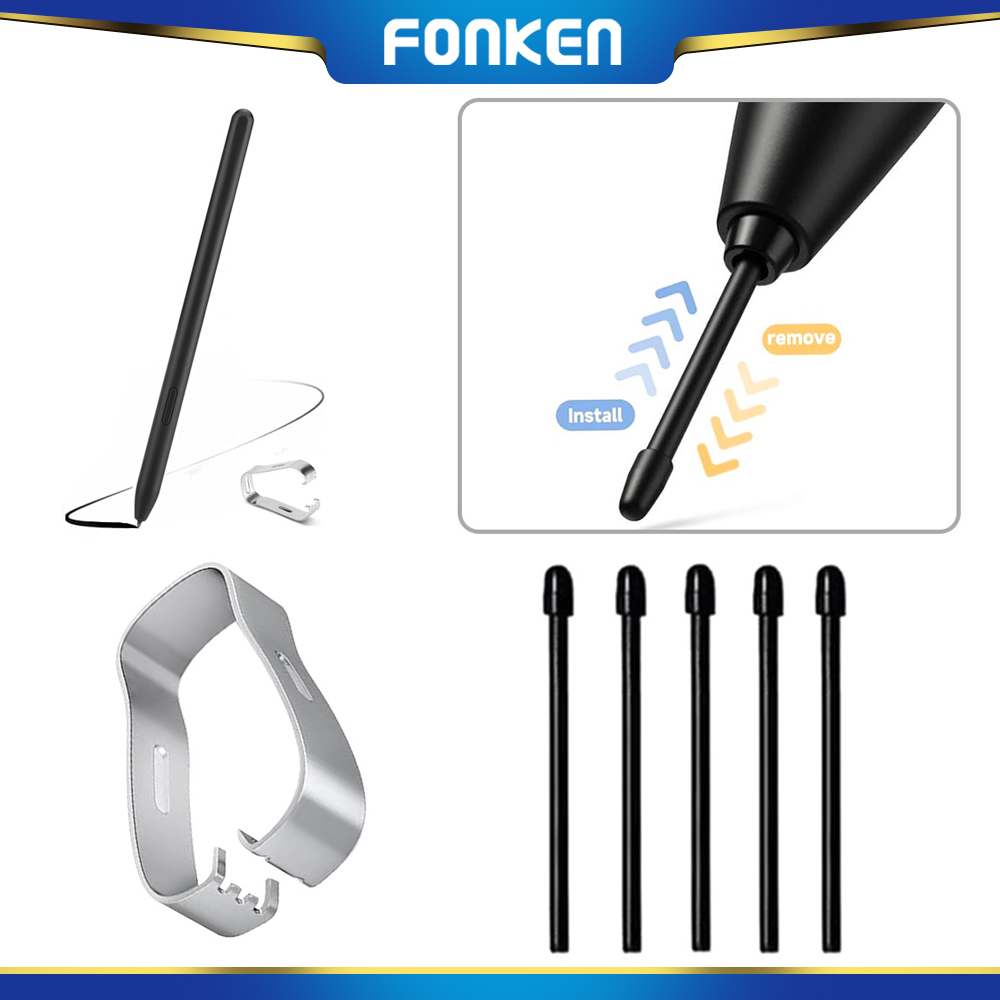 FONKEN Stylus Pen Tips For Remarkable 1/2 Stylus Pen Replacement Nib With Tool Compatible with MAX2/3 Boox NOTE Series