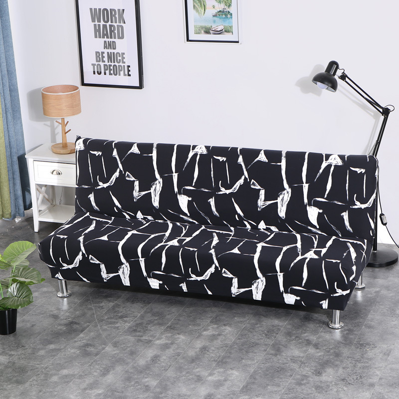 Elastic universal armless sofa cover full folding sofa bedspread cover fitted sheet full cover sofa towel twqihjdhshaj