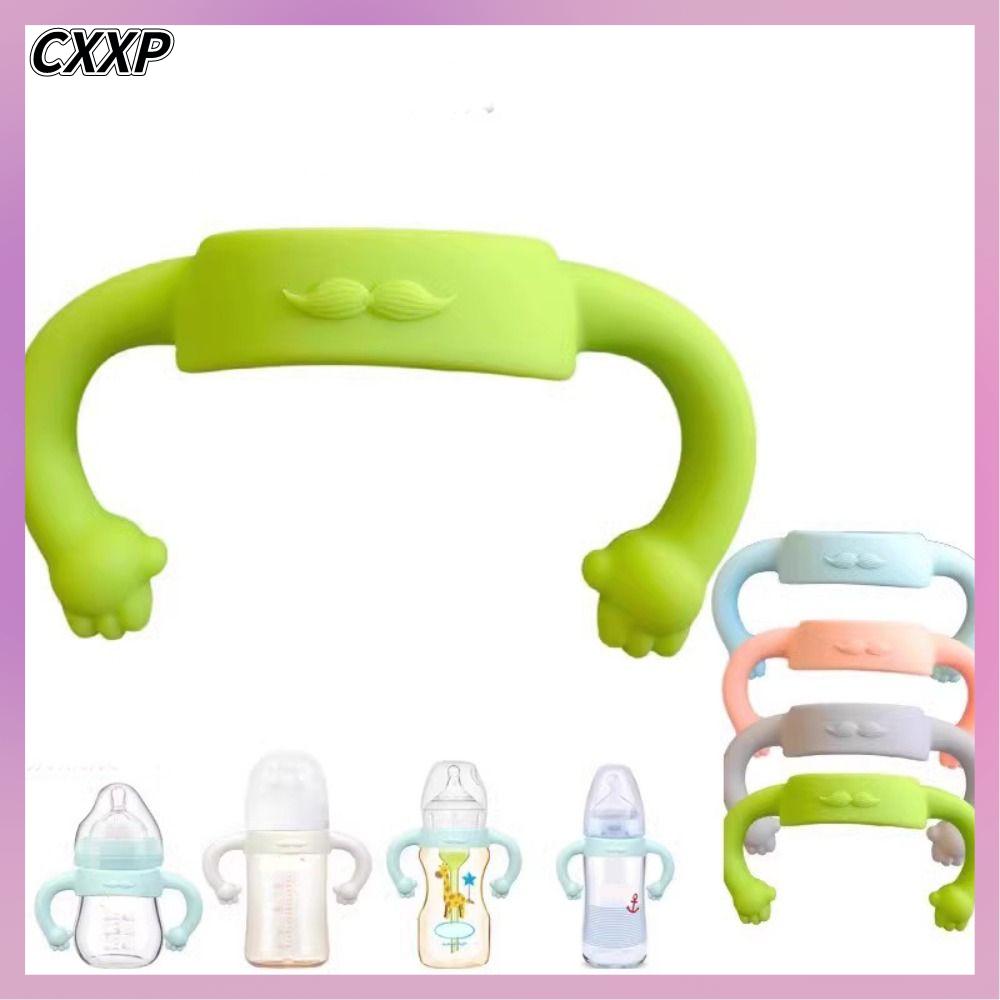 CXXP Đa chức năng Tay cầm bình sữa cho bé Dễ cầm nắm Mềm mại Ống tay bình sữa cho bé MỚI Chống vỡ Chai cổ bình thường Cho bé ăn