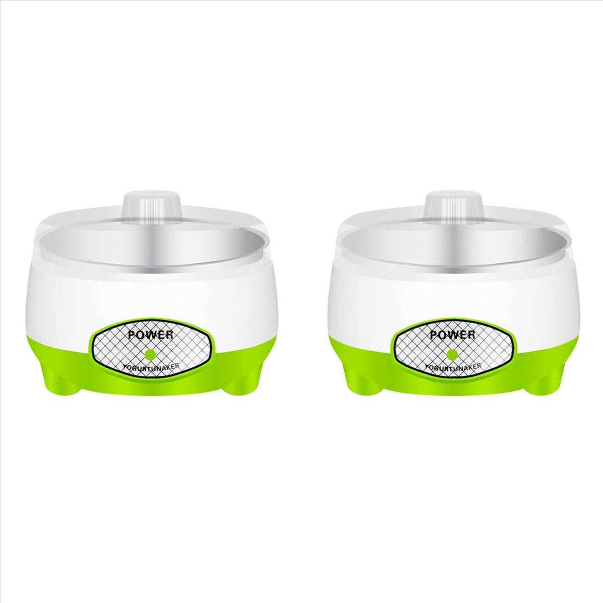 (LB7H) 2X Yogurt Maker Compact Greek Yogurt Maker Machine DIY Homemade Yogurt Maker for Home Organic Yogurt US PLUG