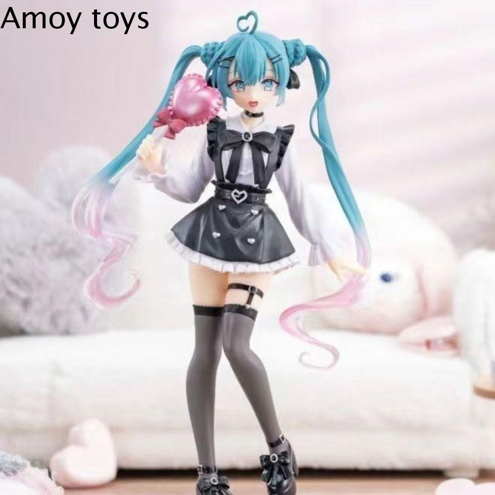 AMOY Hoa Tiên Mô hình nhân vật Miku Hatsune Phim hoạt hình anime Dụng cụ cắt sợi mì Đồ chơi mô hình 