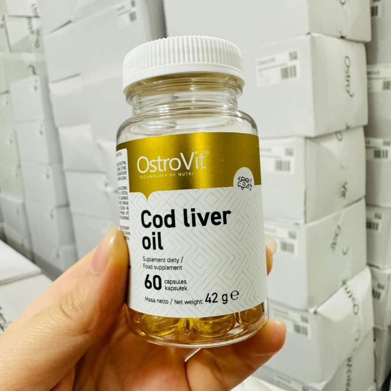 OstroVit - Cod Liver Oil Bảo Vệ Sức Khỏe 60 viên