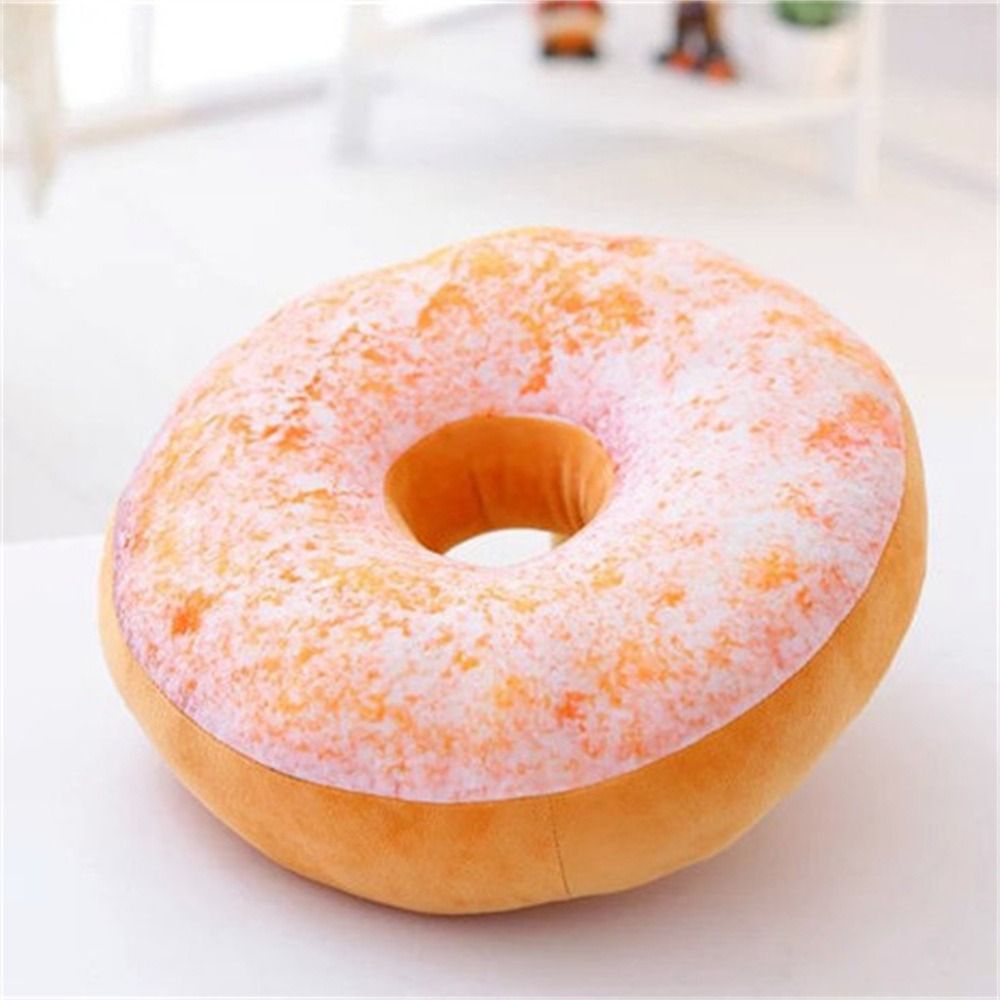 ELTONB Kids Toy 40cm Nap Pillow Stuffed Toy Sofa Chocolates Donut Donut Stuffed Toys Seat Cushion Pillow Doughnut Donut Plush Toy