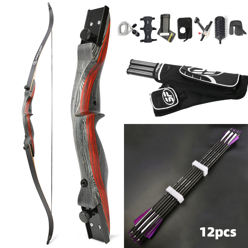 Bộ cung uốn ngược 62inch thể thao gỡ xuống 25-40lbs sports fishing