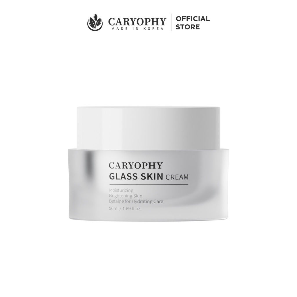 Kem Dưỡng Trắng Da Mặt Caryophy Glass Skin Cream 50ml - SẢN PHẨM ĐƯỢC YÊU THÍCH TRÊN THỊ TRƯỜNG HIỆN TAY, DÙNG RẤT TỐT LUÔN Ạ, ĐẢM BẢO DÙNG RẤT THÍCH, KHÁCH YÊU TRẢI NGHIỆM ỦNG HỘ SHOP NHÉ